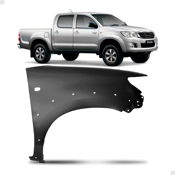 Paralama Hilux Srv/sw4 2012 A 2015 Moldura E Furo Pisca Lado Direito