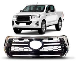 Grade Radiador Hilux Srv 2018 A 2019 Preto 1a Linha
