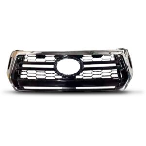 Grade Radiador Hilux Srv 2018 A 2019 Preto 1a Linha