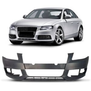 Parachoque Dianteiro Audi A4 2007 A 2011 S/ Furo Esguicho Preto