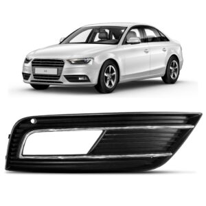 Moldura Milha Auxiliar Audi A4 2012 A 2015 Com Furo Lado Direito