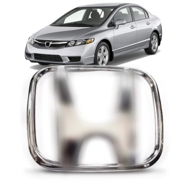 Emblema Da Grade Radiador Civic 2007 A 2011 Fit 2009 A 2014