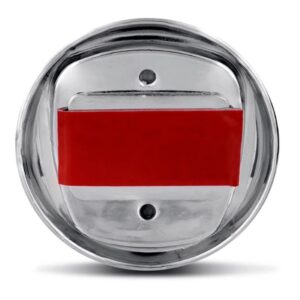 Emblema Da Grade Radiador Palio Siena 2000 A 2003 Vermelho