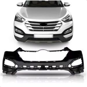Parachoque Dianteiro Santa Fe 2014 2015 2016 Sem Spoiler Preto