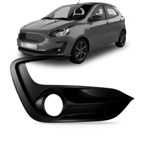 Moldura Milha Ka 2019 A 2020 C/ Furo  Milha Direito Pronto Para Pintura