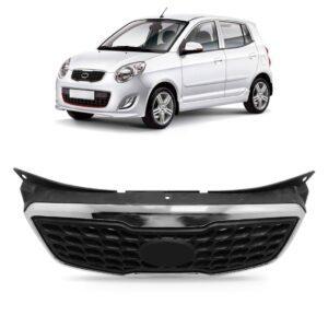 Grade Radiador Para Kia Picanto 2011 Com Moldura1a Linha Plástico