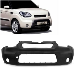 Parachoque Dianteiro Soul 2009 2010 Com Furo 1a Linha Novo Preto