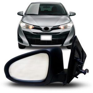Retrovisor Yaris 2018 A 2020 Eletrico Com Pisca Lado Esquerdo