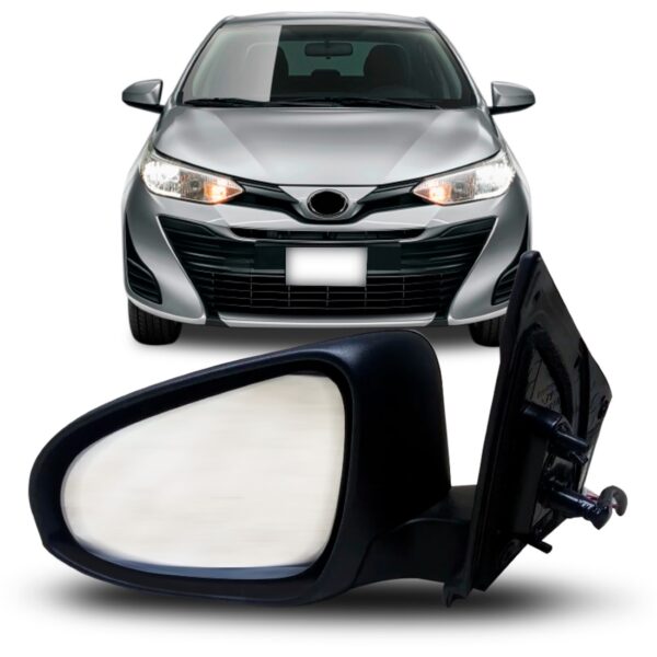 Retrovisor Yaris 2018 A 2020 Eletrico Com Pisca Lado Esquerdo