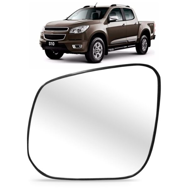 Lente Retrovisor S10 Ls/ Lt/ Ltz 2012 2013 14 2015 16 2017 Lado Esquerdo