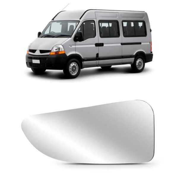 Lente Espelho Retrovisor Master 2003 A 2012 Inferior Lado Esquerdo