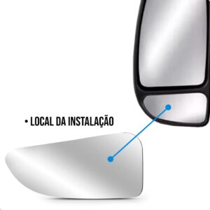 Lente Espelho Retrovisor Master 2003 A 2012 Inferior Lado Esquerdo