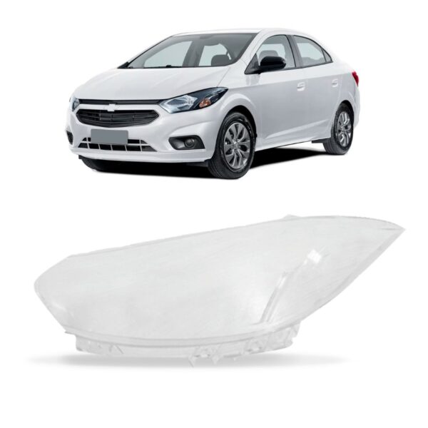 Lente Farol Principal Onix Prisma 2017 2018 2019 2020 Lado Esquerdo