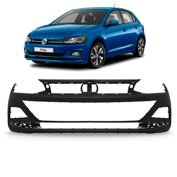 Parachoque Dianteiro Polo 2018 2019 2020 2021 1a Linha Novo Preto