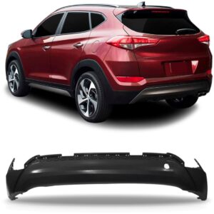 Spoiler Inferior Traseiro Tucson 2017 Até 2022 Pto 1a Linha Preto
