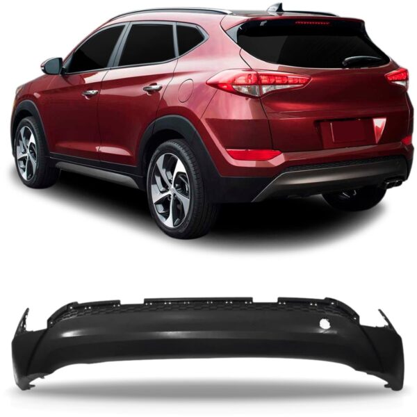 Spoiler Inferior Traseiro Tucson 2017 Até 2022 Pto 1a Linha Preto