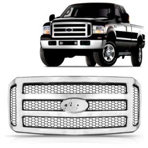 Tela Frontal Radiador F250 07 08 2009 2010 2011 2012 Cromada