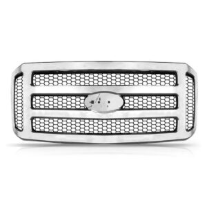 Tela Frontal Radiador F250 07 08 2009 2010 2011 2012 Cromada