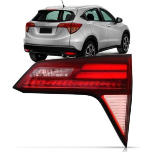Lanterna Traseira Hrv 2019 2020 2021 Mala Fume Com Led Lado Direito