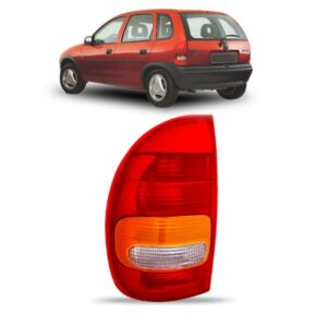 Sinaleira Traseira Corsa 4pts 1994 95 96 97 98 1999 Tricolor Lado Esquerdo