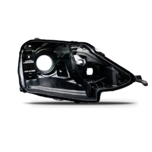 Carcaça Farol Compatível Com Toyota Etios 2012 A 2021 Preta Lado Direito