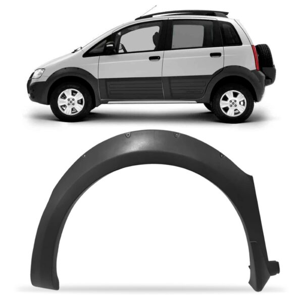 Moldura Paralama Dianteiro Idea Adventure 2006 07 08 09 2010 Lado Esquerdo