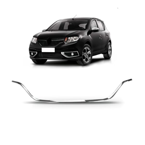 Friso Grade Radiador Inferior Sandero 2015 A 2019 Cromado