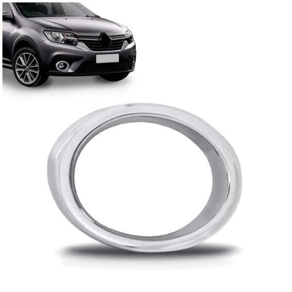 Moldura Milha Cromado Sandero 2020 A 2022 Ld Cromado Direito/passageiro