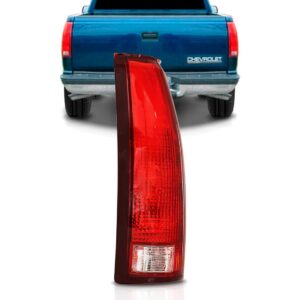 Lanterna Para Silverado 1997 A 2003 Modelo Americana Le Esquerdo/motorista Vermelho