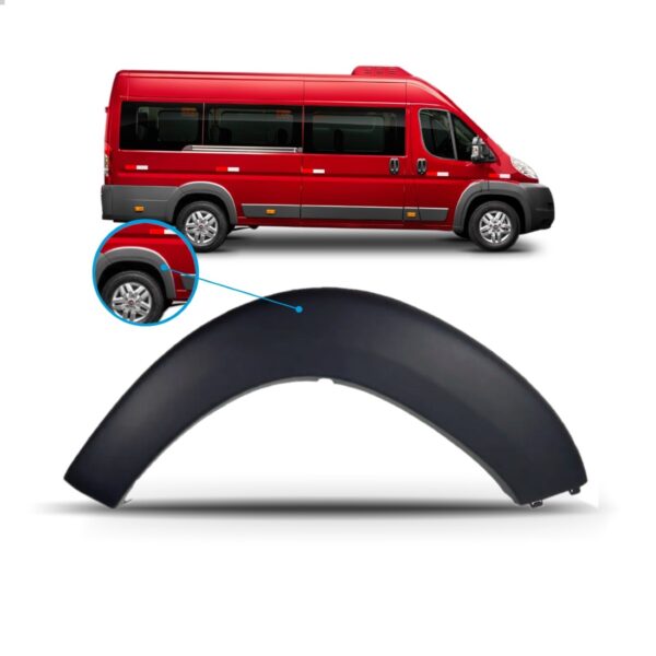 Alargador Roda Traseira Ducato 2018 2019 2020 2021 2022 2023 Lado Esquerdo