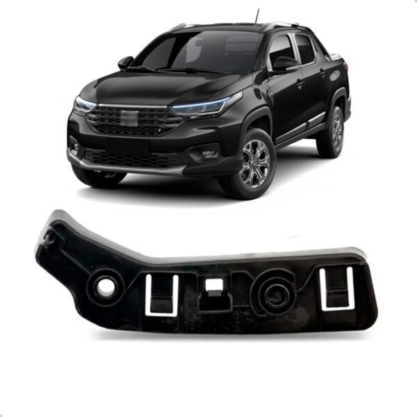Guia Parachoque Dianteiro Para Fiat Strada 2020 2021 A 2023 Lado Direito