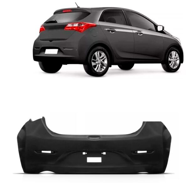 Parachoque Traseiro Para Hb20 Hatch 2012 2013 2014 2015
