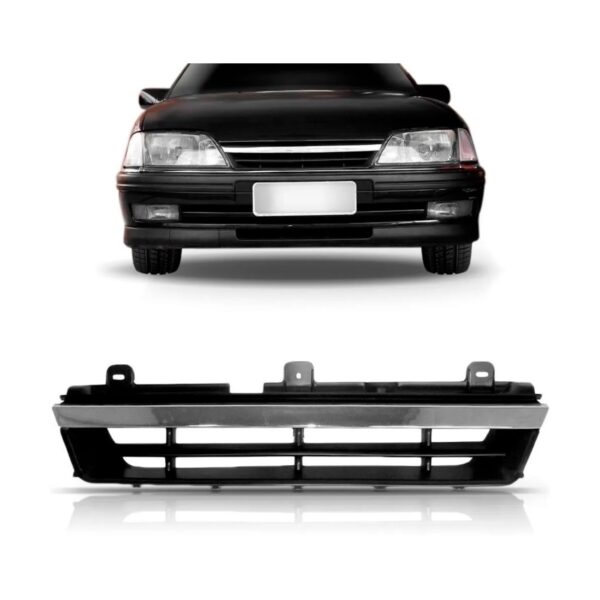 Grade Radiador Omega 1992 93 94 95 A 1998 Com Friso 1a Linha Cromado