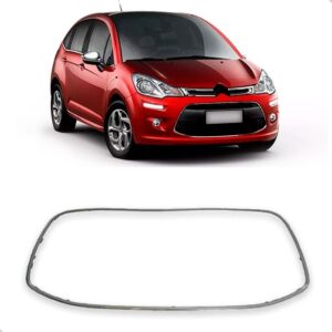 Friso Grade Parachoque Dianteiro C3 2013 A 2020 Cinza