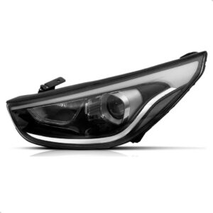 Farol Ix35 16 17 18 19 2020 21 22 Eletrico Com Led 1ª Linha Esquerdo/motorista