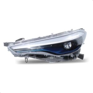 Farol Corolla Cross 2021 2022 2023 2024 C/ Led E Friso Azul Lado Esquerdo