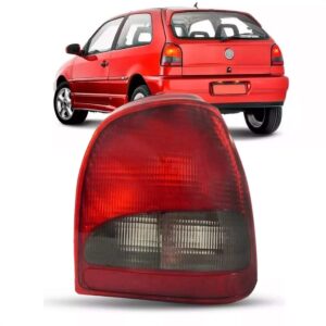 Lanterna Traseira Para Gol 1995 A 1999 Cor Fumê Lado Direito