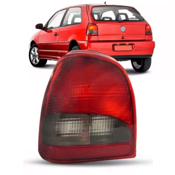 Lanterna Traseira Para Gol 1995 A 1999 Cor Fumê Lado Esquerdo