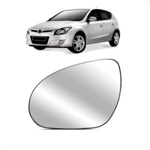 Lente Retrovisor Para Hyundai I30 2009 Até 2012 Lado Esquerdo
