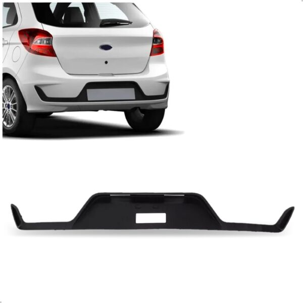 Moldura Parachoque Traseiro Ka 2019/2022 Com Suporte Placa