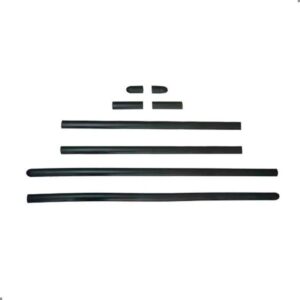 Jogo Friso Lateral Para S10 Cabine Dupla 1995 A 2000 8pcs