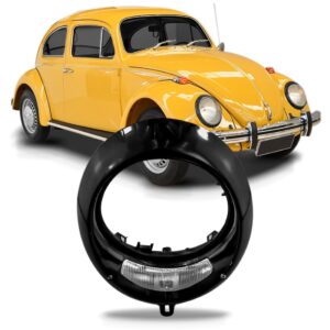 Aro Farol Para Fusca Tremendão 1969 1970 1971 1972 Preto Preto Ambos Os Lados