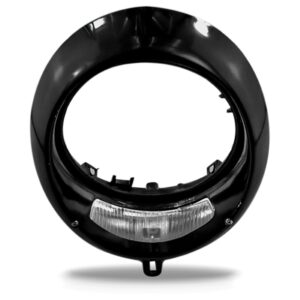 Aro Farol Para Fusca Tremendão 1969 1970 1971 1972 Preto Preto Ambos Os Lados