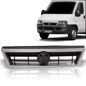 Grade Radiador Ducato 2005 A 2017 Preto S/ Friso S/ Emblema