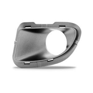 Moldura Milha Punto 2007 2008 2009 10 11 2012 Prata Com Furo Lado Esquerdo