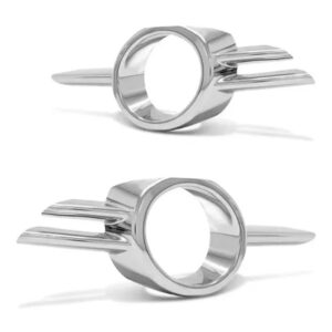 Par Aro Cromado Farol Milha Vw Fox 2004 2005 2006 A 2009