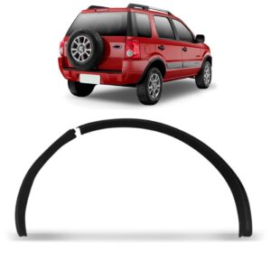 Alargador Vão Roda Traseiro Ecosport 2003 A 2012 Preta Lado Direito