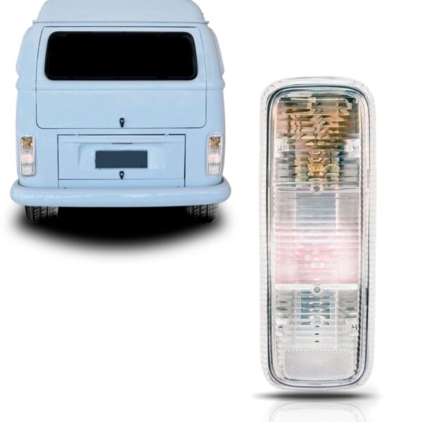 Lanterna Traseira Para Kombi 1975 A 2014 Tricolor Tricolor