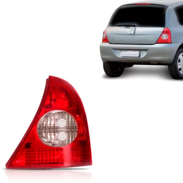 Lanterna Traseira Para Clio Hatch 2003 2004 A 2012 Bicolor Lado Direito