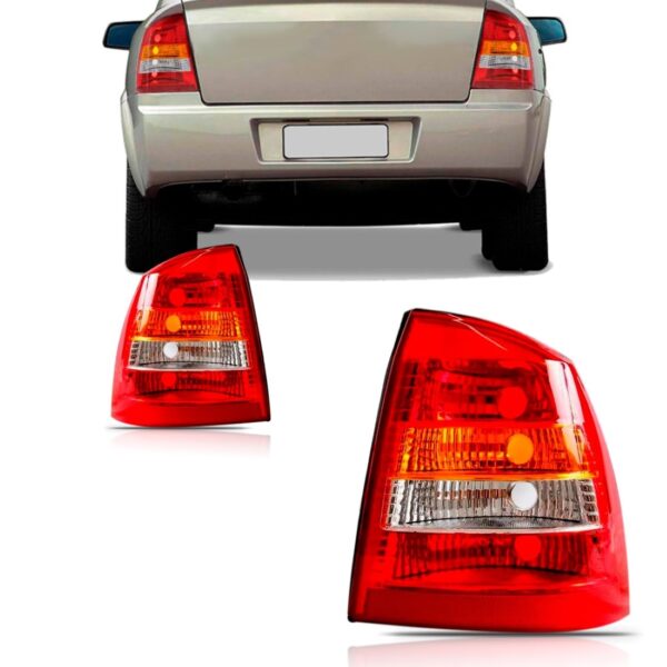 Lanterna Traseira Para Astra Sedan 1998 A 2002 4p Tricolor Direito/passageiro